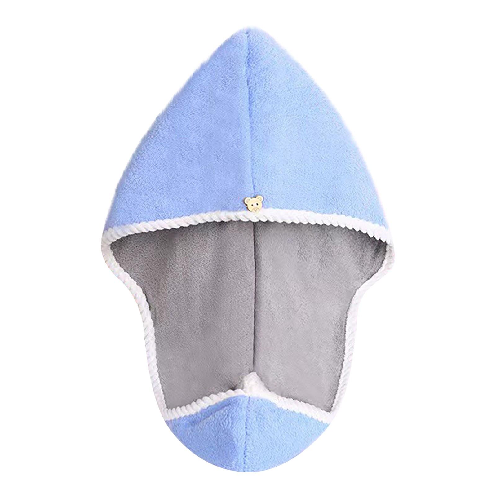 

Полотенце для волос, полотенце для сушки волос, шапка для сушки волос, домашний инструмент для сушки волос, шапка для ванной, полотенце для бассейна, банное полотенце One Size синий