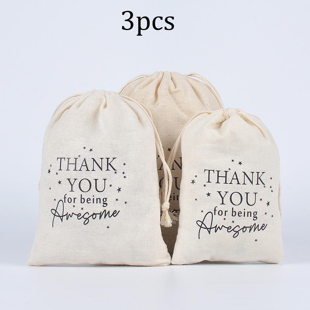 3/5pcs Inspirational Drawstring Gift Bags - Motivational Appreciation Pouches with Uplifting Quotes for Employee Recognition