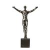 Unique Climbing Man Wall Sculptures European Style Abstract Character Pendant  Home Decor
