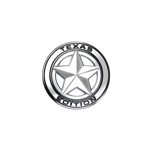 3D Car TEXAS EDITION Pentagram Emblem Decoration Metal Sticker For Jeep Ranegade Patriot Wrangler YJ JK Grand Cherokee Compass uy1