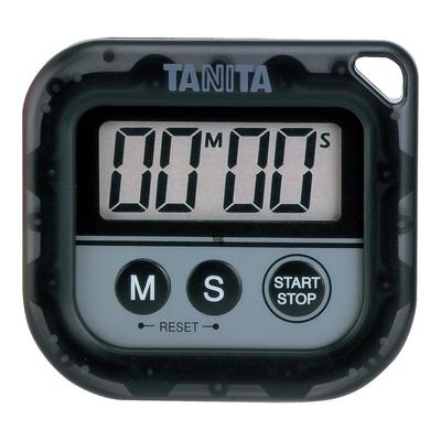 Timer Lavabile Tanita da 100 Minuti, Nero, TD-376-BK
