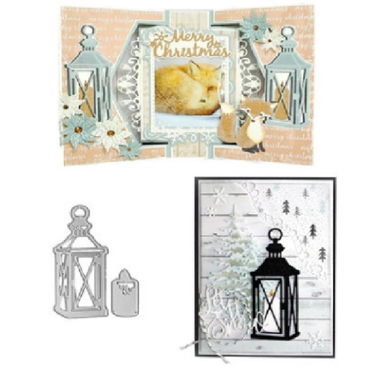 Fustelle Decorative Sbalzate per Creare Biglietti di Compleanno Album di Scrapbooking Fai da Te