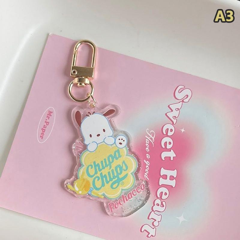 Anime Cartoon Kawaii Acrylic Keychain Pendant Bag Charm Decoration For Girl Gift