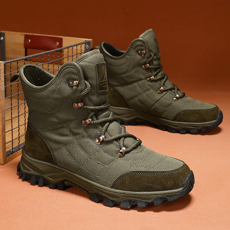 Autumn and winter hiking shoes men's size sports shoes extra large size wear-resistant outdoor hiking shoes warm wear-resistant non-slip shoes