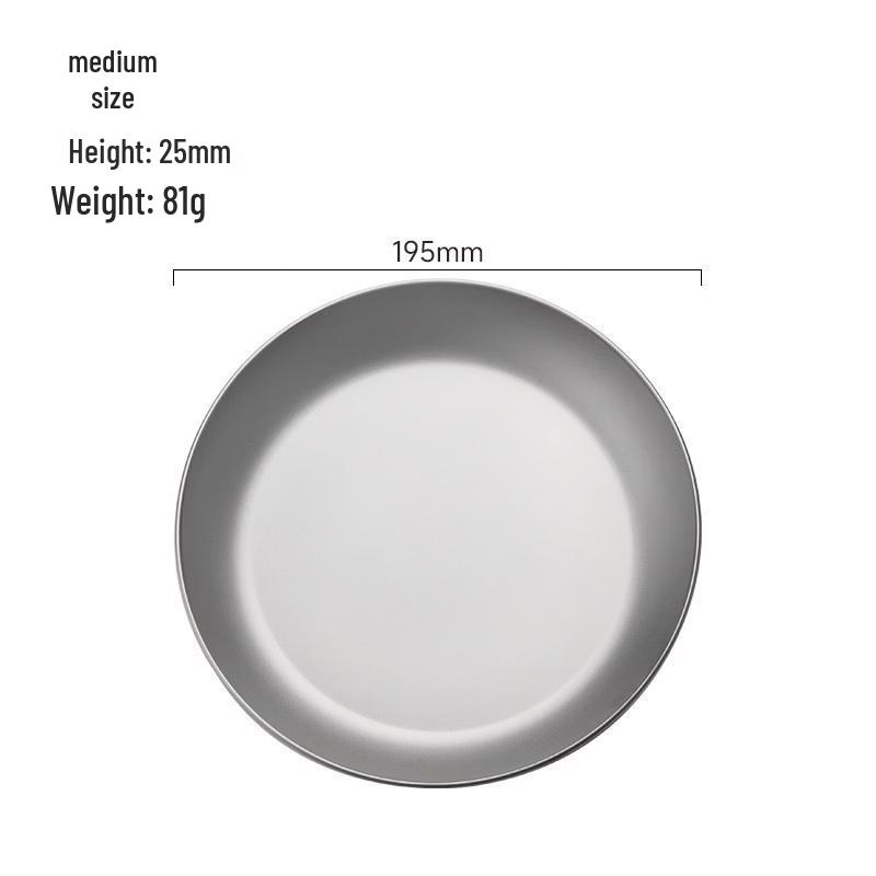 Portable Outdoor Camping Dinner Plate