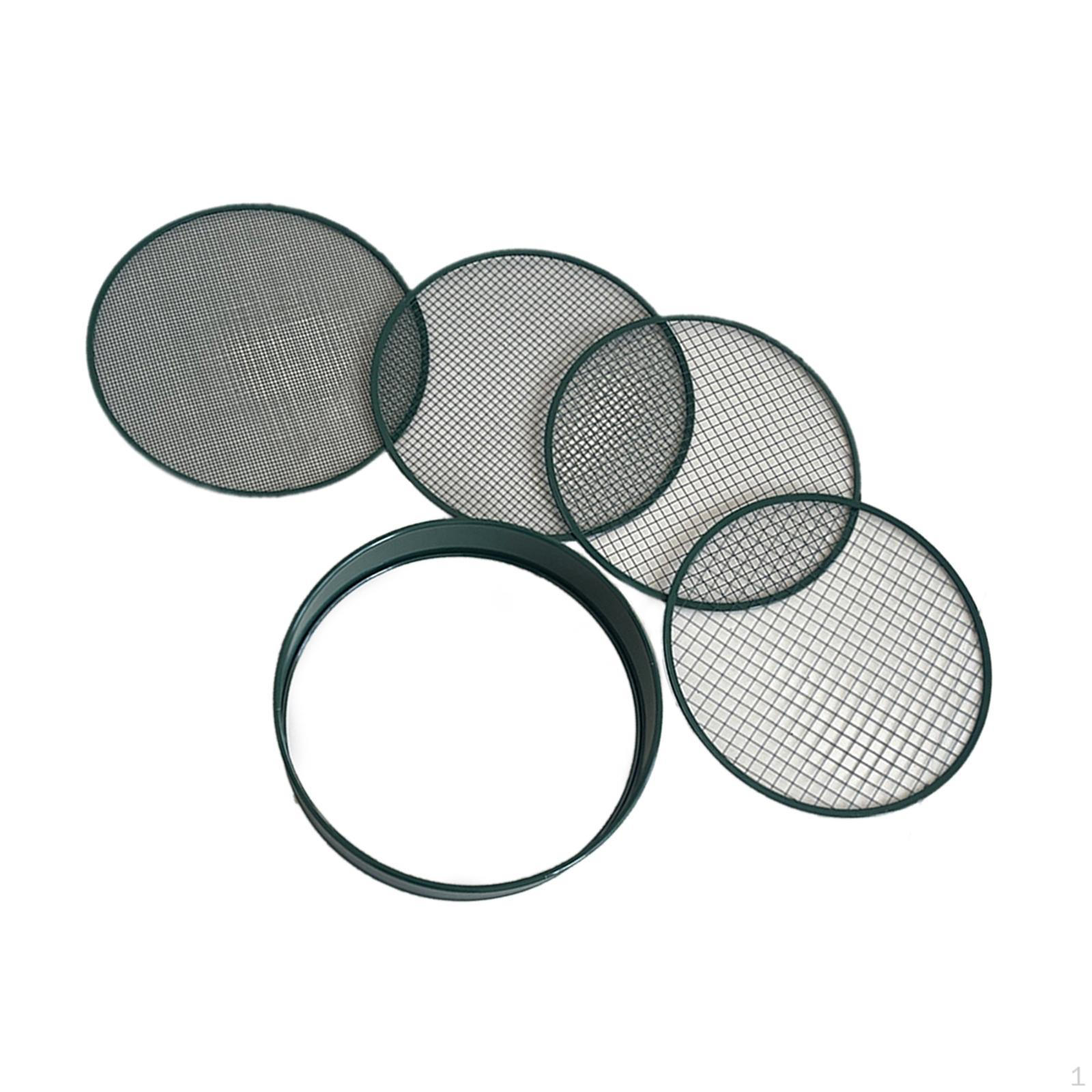 

Садовое сито для садовых насадок 12 со сменными размерами ячеек 4pcs Mesh 1 Frame