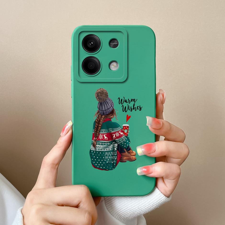For Xiaomi Redmi Note 13 Pro Plus 5G Case Sweet Girls Cartoons Matte Silicone Coque For Redmi Note13 Pro+ 5G New Design Funda