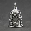 European and American Domineering Cool Animal Dog Bell Pendant Necklace Pet Dog Matching Head