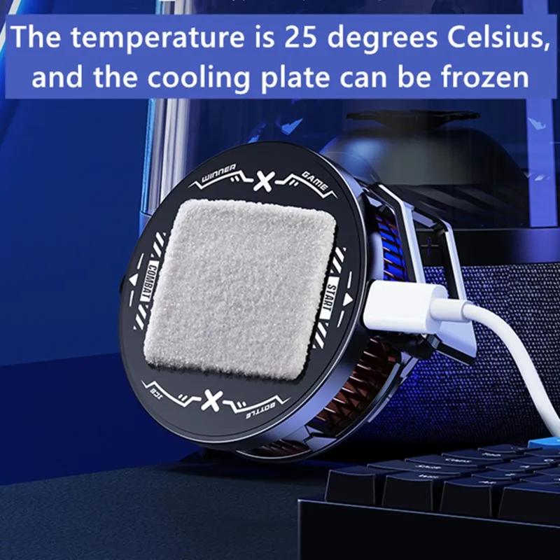Nový FS03 Magnetický chladič telefonů Otočná zadní spona Napájecí ventilátor pro chlazení telefonu pro Tablet iPhone Samsung Huawei Xiaomi Univerzální