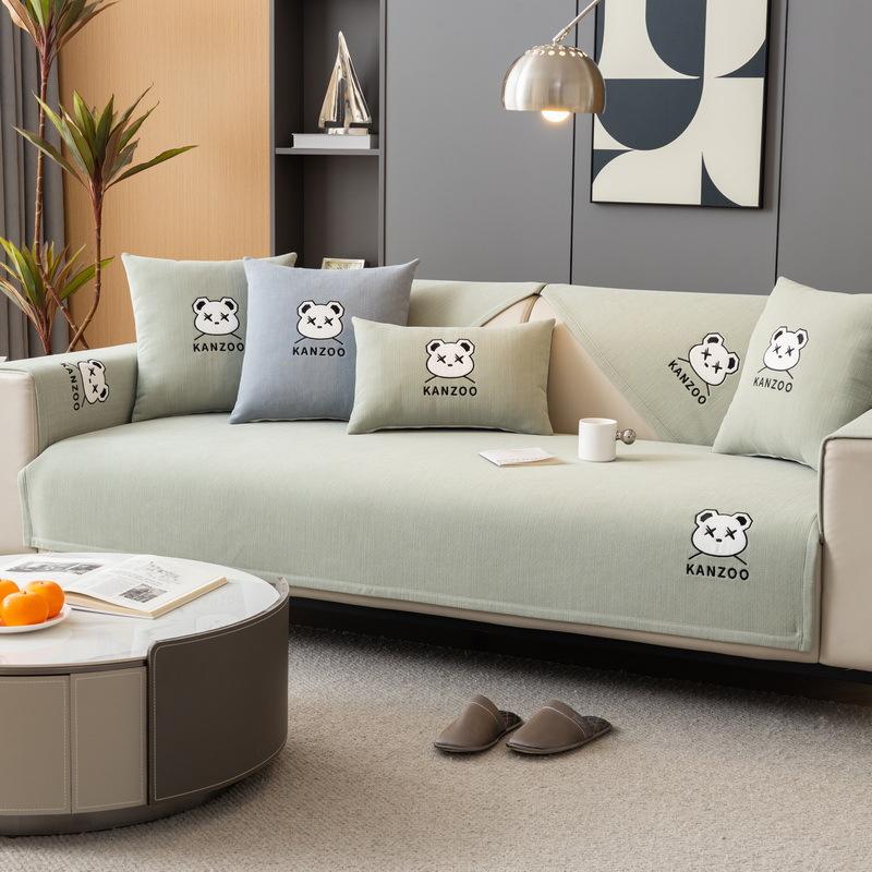 

Скандинавская подушка для дивана, Универсальная ткань для всех сезонов, Простая современная гостиная, Нескользящий новый чехол для дивана из шенилла 70*70cm