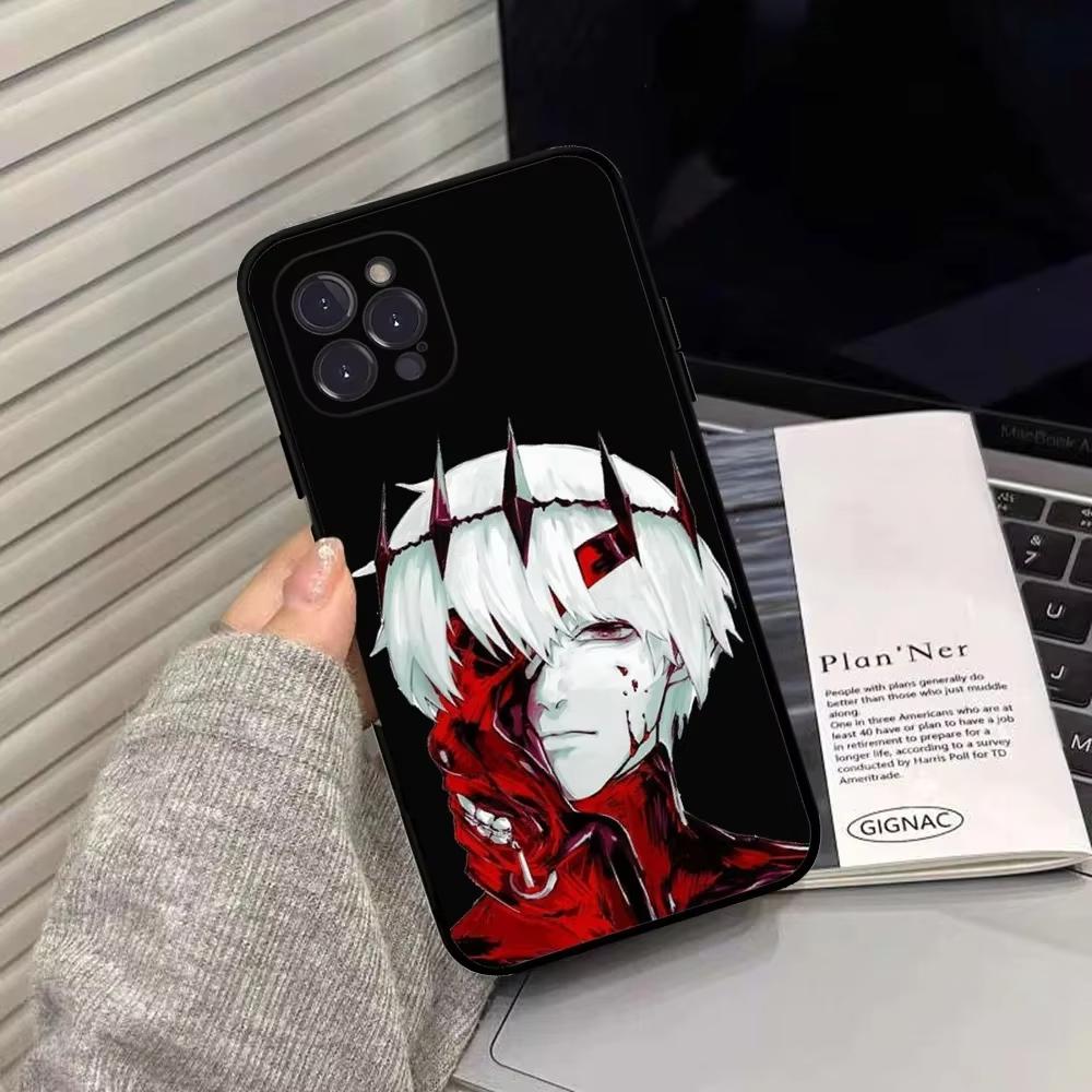 Anime Tokyo Ghoul Kaneki Ken Phone Case For iPhone 16 15 14 13 12 11 Pro Max XS X XR 7 8 SE Silicone Soft Cover