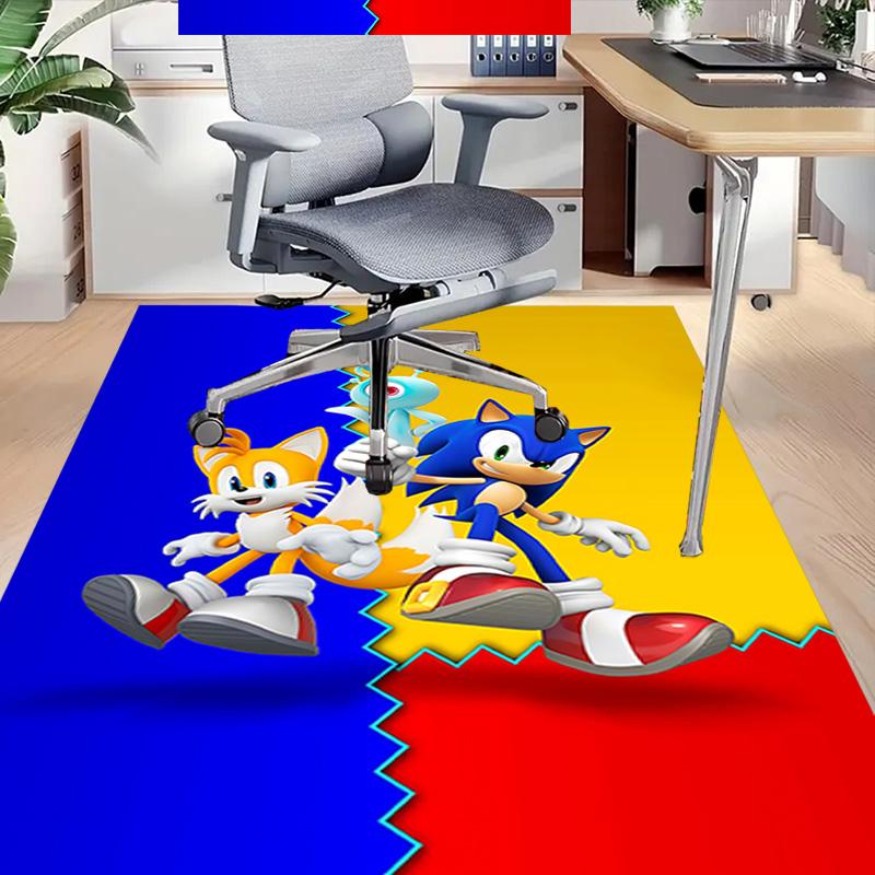 Sonic Adventure Teamwork Triumphs Carpet For Playroom Bedroom Living Room Sofa Home Decorkids Game Area Rug Nonslip Floor Mat
