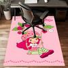 1pc Princess Strawberry (13) Design Printed Area Rug Carpet for Bedroom Living Room Home Decor Rugs Mat Non Slip Mat Rug for Bedside