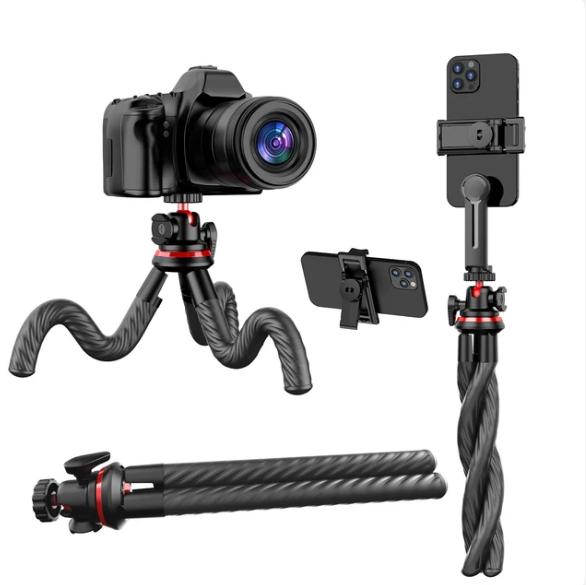 

2024 штатив Octopus, мобильная подставка для прямой трансляции, многофункциональная ручная треугольная подставка для фотокамеры DSLR