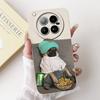 Cartoon Fashion Back Cover For Infinix Zero 40 4G X6860 Phone Case Soft Silicone Dragon Astronaut Black Cat Funda Zero40 Bumper