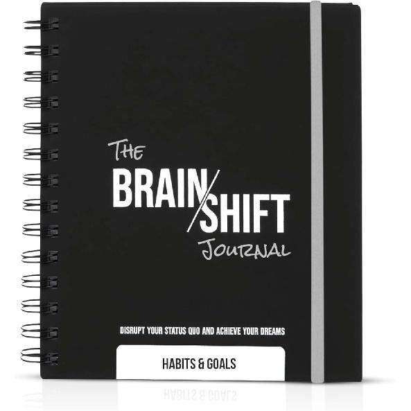 The Behavior Shift Brain Shift Journal (Habits & Goals) - 6 x 7 Inches Productivity journal - 13 week Guided Prompts for Habits, Goal setting &