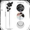 Halloween Spider Rose Creepy Flower Arrangement With Stems Scary Party Decoration Props For Haunted House Goth Home Decor