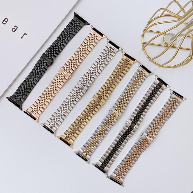 Stainless Steel Five Link Watch Band SE Series 1-6 Compatible 38/40mm 42/44mm