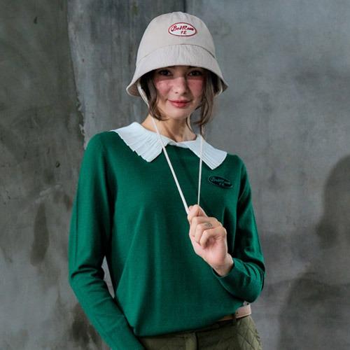 Venezia 12 Pleated Knit Green Free/Free