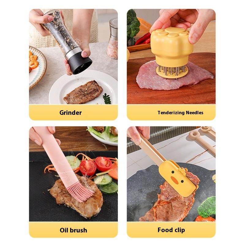 

Тендерайзер для мяса из нержавеющей стали в форме кошачьей лапки, игла для отбивания мяса, инструмент для тендерайзера мяса с иглой, мясной молоток, кухонный инструмент 1 pcs