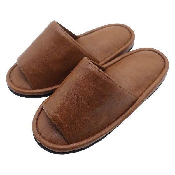 Lucky Sangyo antibakteriaalsest sünteetilisest nahast babušid avatud varbaosaga