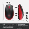 Logitech M190 Wireless Mouse Red 910-005908