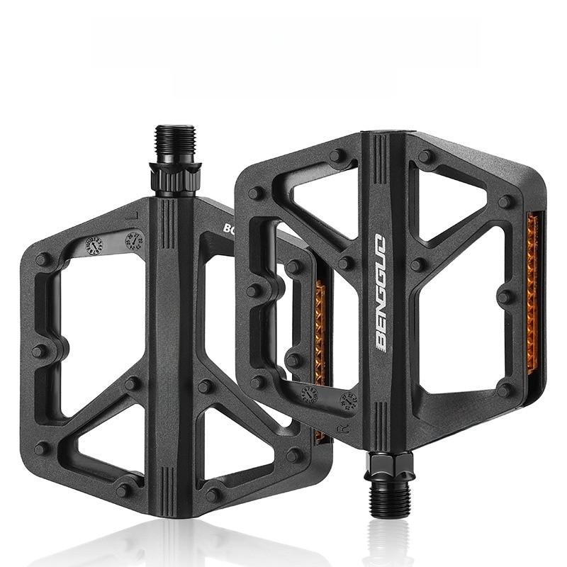 

Cycling Pedal For Road Bikes With Nonslip Nylon Surface And Steel Bearings чёрный