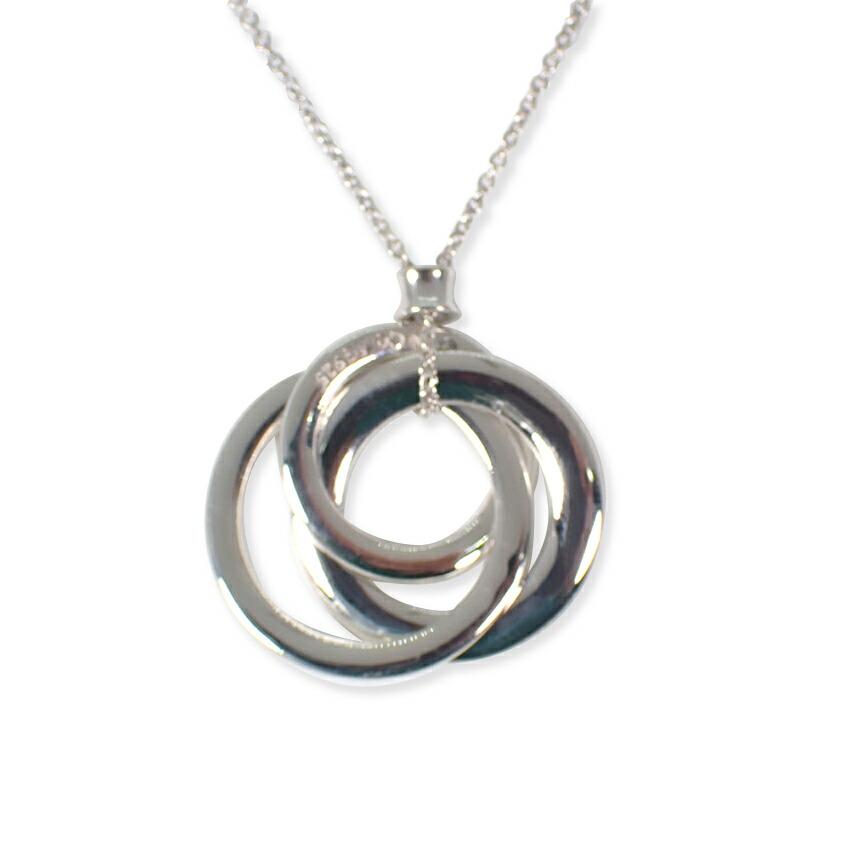 

[Used] TIFFANY/Tiffany 925 1837 interlocking pendant/necklace/g487-19