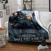 The Witcher Flannel Blanket Soft Warm All-Season Throw, Design for Camping, Car Travel, Hiking Sofa, Bed, Office Perfect Gift for Parties