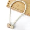 1 Pair Magnetic Curtain Tiebacks, Woven Rope Curtain Tiebacks, Decorative Curtain Holders, Drapery Holdbacks for Living Room Bedroom