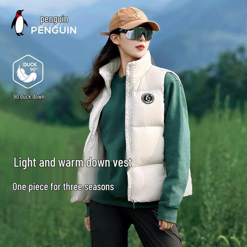 Penguin Camel Unisex Outdoor Down Vest M35CR28090