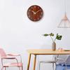 Wood Wood Wall Clock Luminous Rustic Wall Clock Decorative Wall Hanging Clock  Living Room