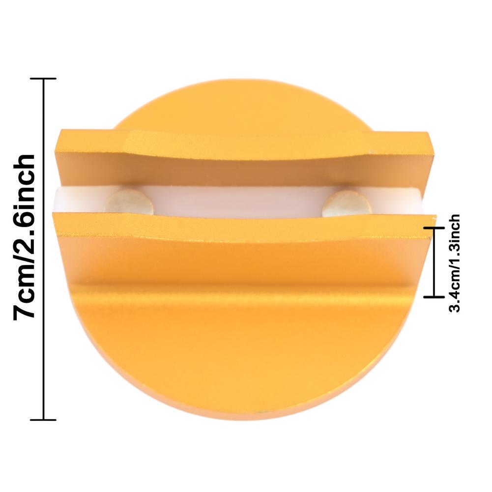 Universal Jacking Puck Lifting Accessories Grooved Magnetic Jack Pad Pinch Weld Frame Rail Adapter For Car Trucks Oil Change