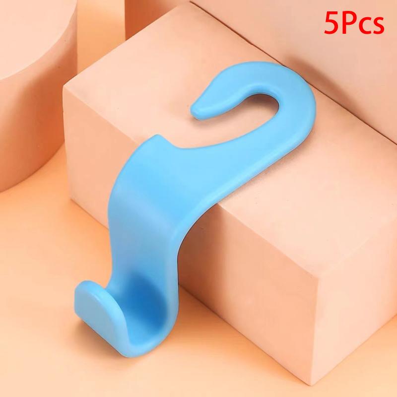 1/5 Pcs Hooks For Bags Car Clips Auto Fastener Hangers Car Storage Front Seat Headrest Organizer Holder Interior Accessories