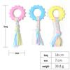 Eco-Friendly Indestructible Pet Dog Toys - Bite-Resistant Cotton Rope Fabric Molar Strips
