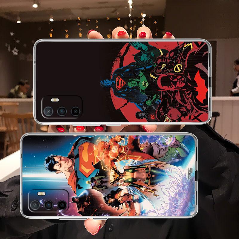 Justice league Phone Case for Motorola Moto E13 E15 E20 E22 E22I E22S E30 E32 E40 E7 E7I G Plus Power Play Stylus G22 G14