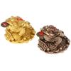 Wealth Golden Housewarming Gifts Desktop Decoration Toad Statue Feng Shui Toad Chinese Golden Frog