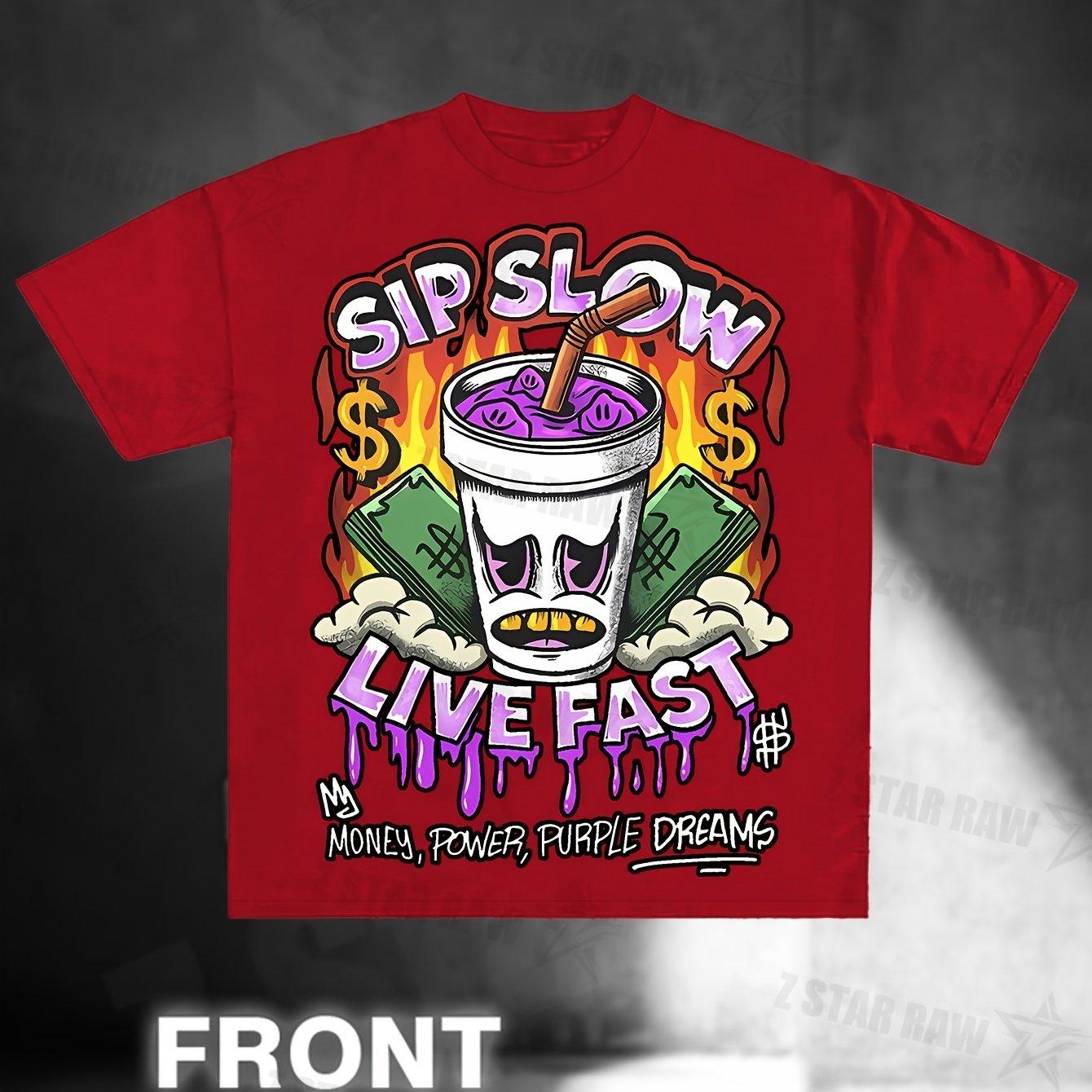 

Американский хип-хоп Y2K Это ужасный сироп от кашля Уличный стиль Лето Новинка Мужская и женская Винтажная мода Уличная одежда 4XL