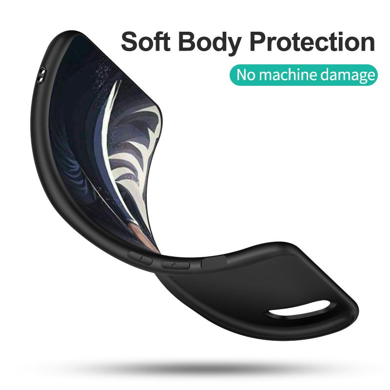 Schwarze TPU-Hülle für Vivo Y30 Y30G Y31 Y53S Y33 Y33S Y33T Y67 Y51 Y51S Y51A 2021 2022 2020 4G 5G Muslimisch Islamisch Gril Queen