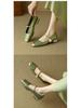 Guofeng Spring 2025 Retro French Low-Cut Mary Janes: Lightweight & Versatile.