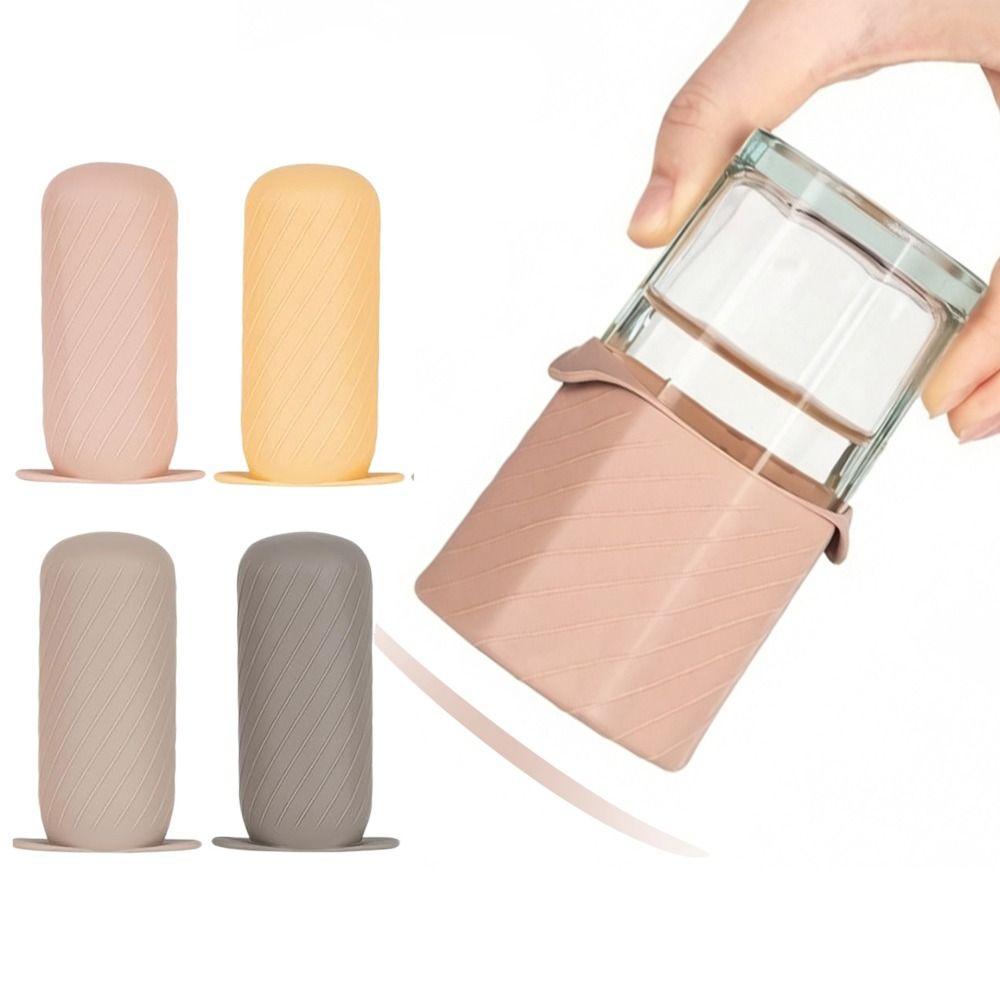 Leakproof Travel Bottle Leakproof Cover Silicone Refillable Bottle Protective Cap