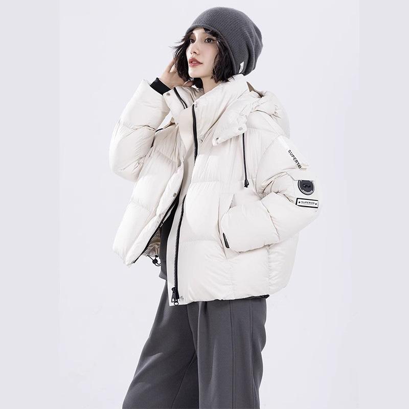 Women’s Short Hooded Thicken Warm Winter Jacket