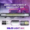 648W Light Bar LED Work Light Spot Flood Combo Led Bar for Car Truck Boat 64800LM 22"/56cm