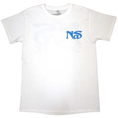 Nas Unisex-T-Shirt für Erwachsene, Still City Infill, mit Rückendruck