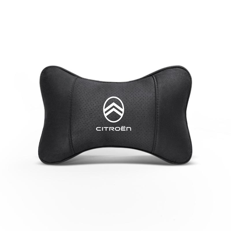 Car Seat Headrest Soft Suede Neck Pillow For Citroen C4 C3 C2 C1 DS3 Berlingo Xsara Picasso Auto Interior Accessories keychain aks256