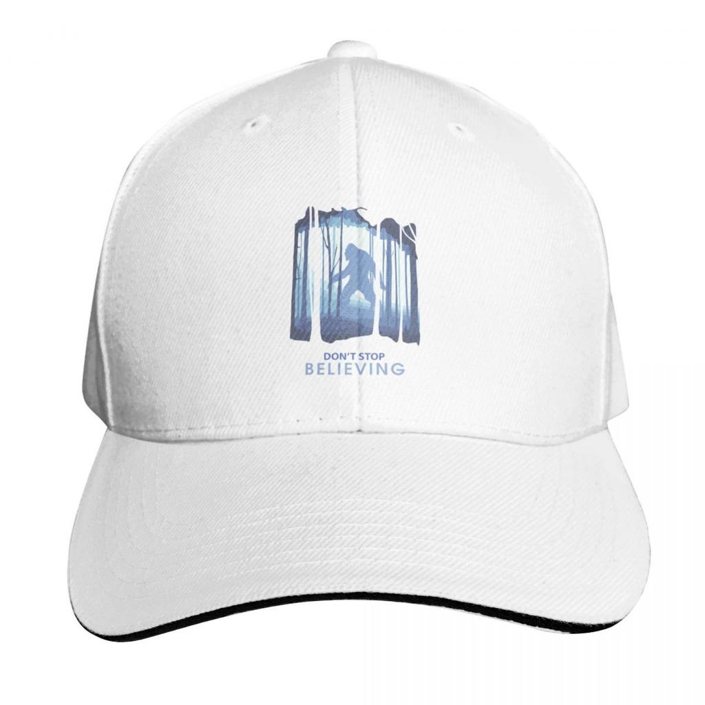 I Believe in Bigfoot Baseball Cap Big Size Hat Luxury Hat Visor fishing hat Unisex Womens