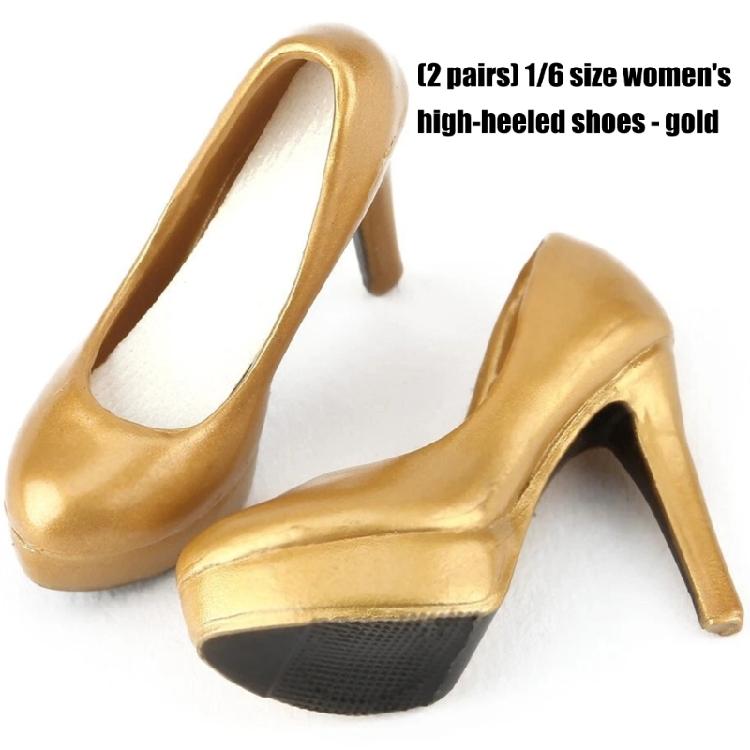Elegant High Heel Doll Shoes Realistic 1/6 Female Soldier Model Accessories Easy To Dressingup Doll Display Decoration