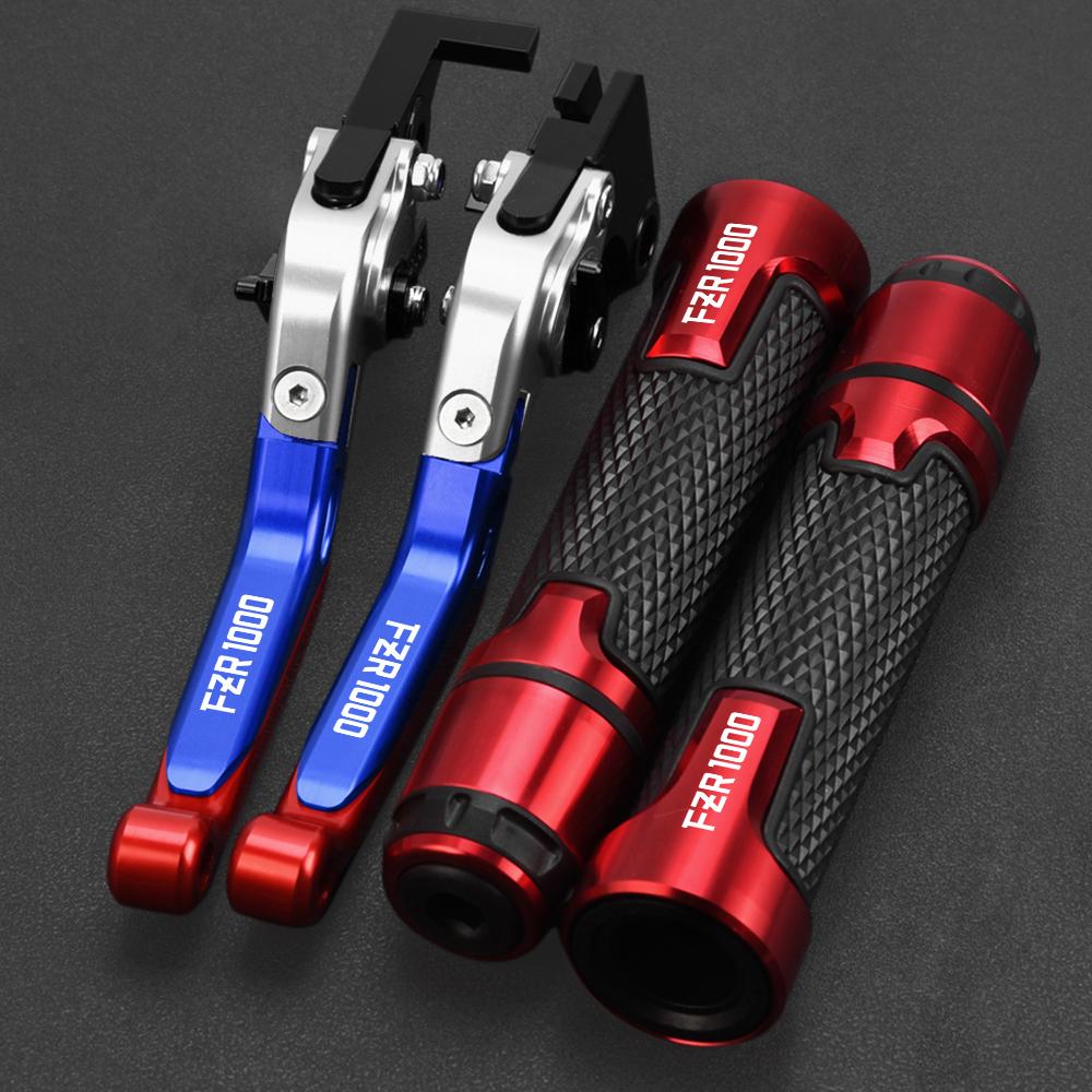FZR 1000 GENESIS Motorcycle Adjustable Brake Clutch Levers Handlebar Grips Motorbike FOR YAMAHA FZR1000 FZR1000GENESIS 1987