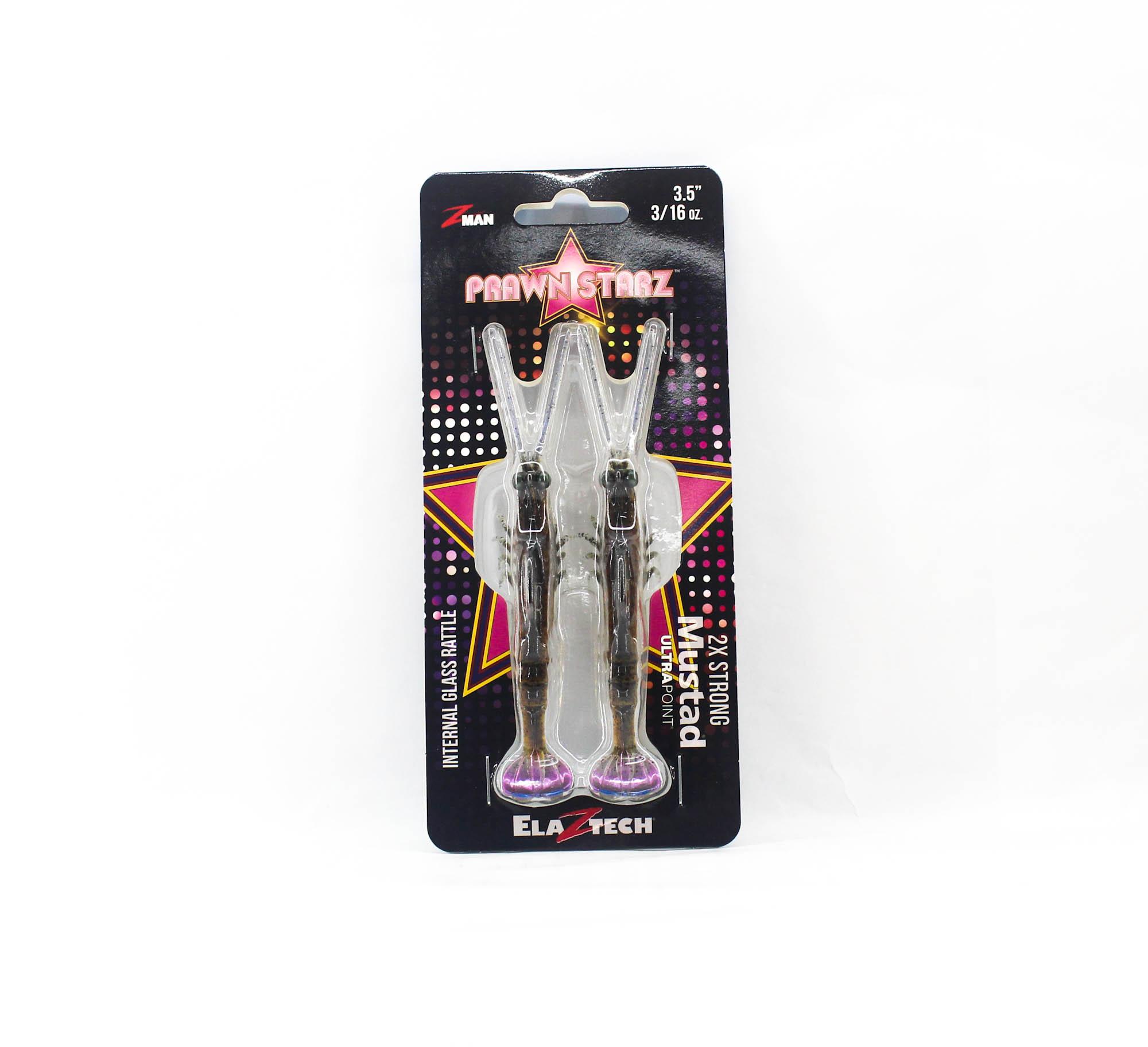 Zman Soft Lure PrawnstarZ 3.5 Inch 2/Pack Brown Shrimp (9057)