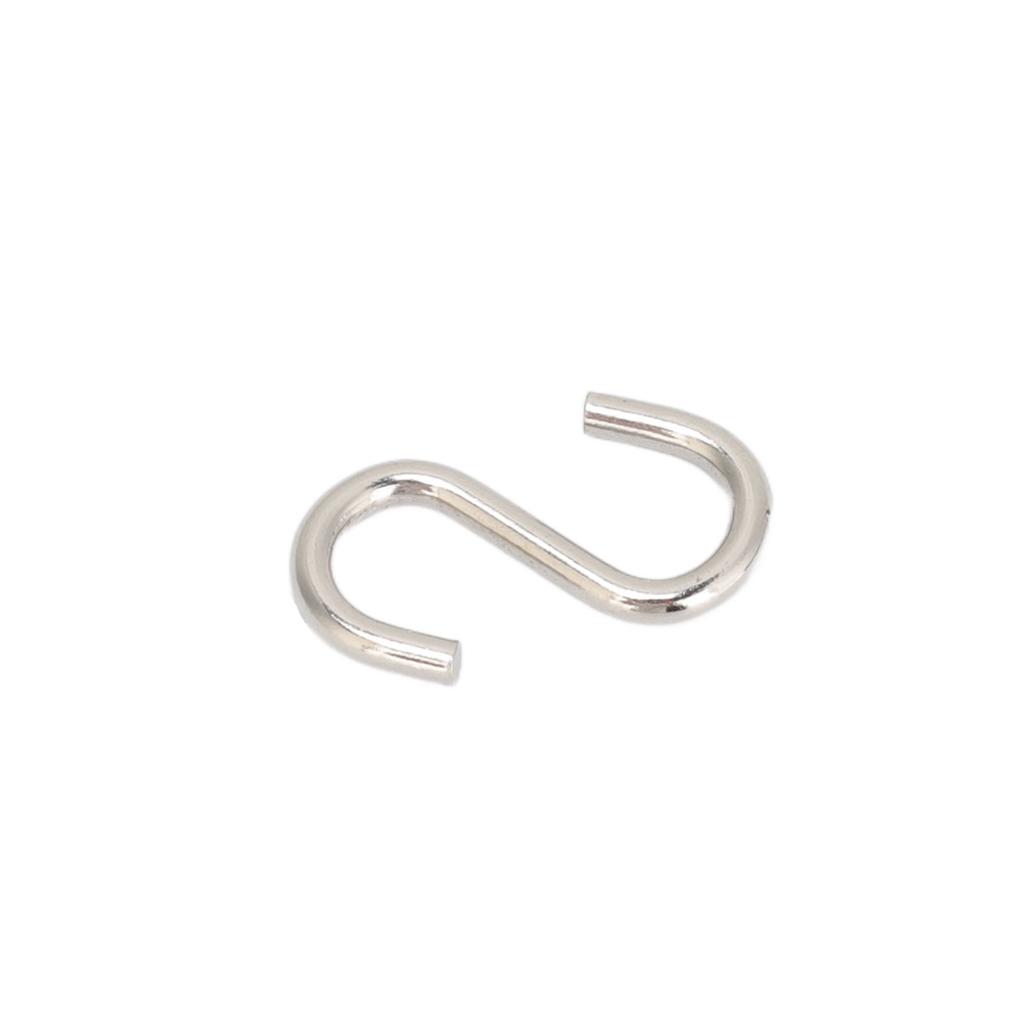 10Pcs S Shaped Hooks Strong Thickened Metal S Shaped Widely Used Small S Hooks for Clothes Bags Utensils